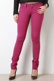Low Rise Classic Denim Skinny Jeans