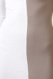 Two Half Maxi Dress