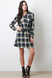 Long Sleeve Flannel Dress