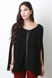 Solid Arm Hole Poncho