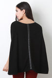 Solid Arm Hole Poncho
