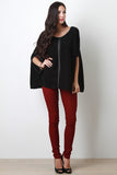 Solid Arm Hole Poncho