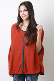 Solid Arm Hole Poncho