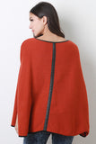 Solid Arm Hole Poncho