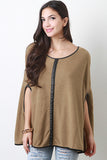 Solid Arm Hole Poncho