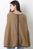 Solid Arm Hole Poncho