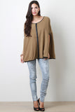 Solid Arm Hole Poncho