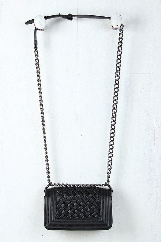 Weave Leatherette Bag