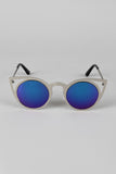 Sleek Metallic Cat Eye Sunglasses