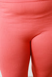 Solid Fleece Knit Leggings