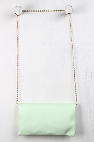 Detachable Chain Flap Clutch Bag