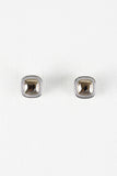 Glossy Square Clip Earrings