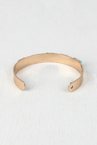 Marbled Pyramid Stud Cuff