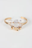 Raw Quartz Cuff