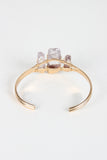 Raw Quartz Cuff