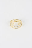 Stacked Multi Band Cube Ring