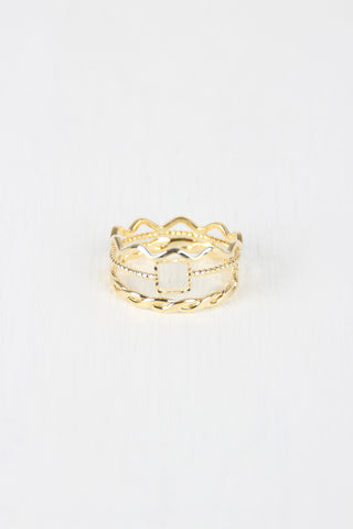 Multi Band Stacked Square Ring
