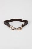 Vegan Leather Faith Hope Love Bracelet