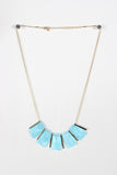 Statement Gemstone And Rod Necklace