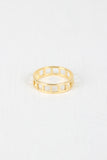 Square Cut Out Ring
