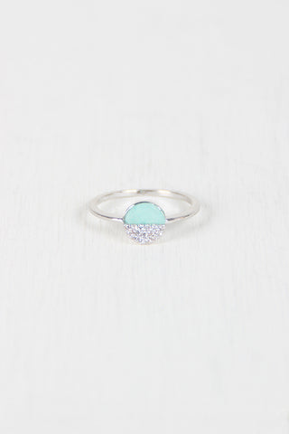 Half And Half Circle Ring