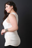Ribbed Knit Striped Sleeveless Top