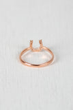 Horseshoe Rhinestones Ring