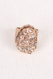 Raw Quartz Statement Ring