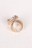 Raw Quartz Statement Ring