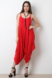 Solid Loose Baggy Jumpsuit