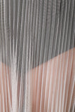 Sheer Mesh Tulle Pleated Maxi Skirt