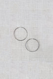 Square Wire Hoop Earrings