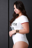 Graphic Print Short Sleeve Bodysuit
