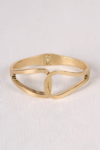 Locking Loop Cuff Bracelet