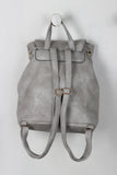 Vegan Leather Drawstring Back Pack