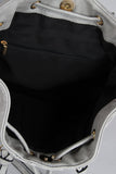 Vegan Leather Drawstring Back Pack