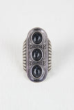 Three Stone Elastic Armor Ring