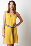 Tribal Woven Tie Belt