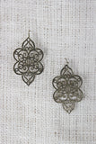 Filigree Laser Cut Dangle Earrings