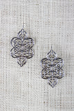 Filigree Laser Cut Dangle Earrings