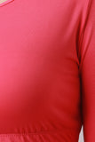 Scoop Neck Long Sleeve Crop Top