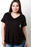 Just Wanna Be Loved Cold Shoulder Top