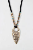 Decorative Arrow Pendant Necklace Set