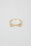 Purr-fect Rhinestone Kitten Ring