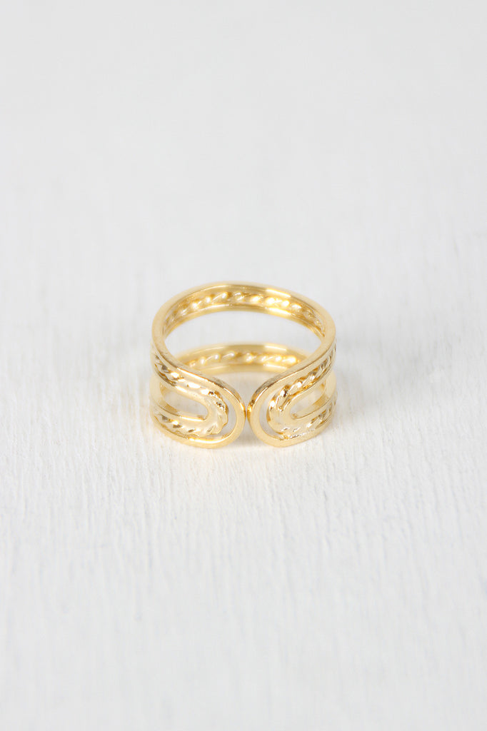 Open Row Multi Band Ring