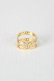 Open Row Multi Band Ring