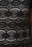 Off The Shoulder Circle Lace Bodycon Dress