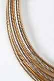 Triple Layer Edgy Collar Necklace