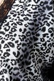 Leopard Lace Open Front Kimono
