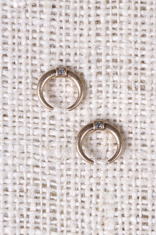 Crystals and Crescents Earring Set